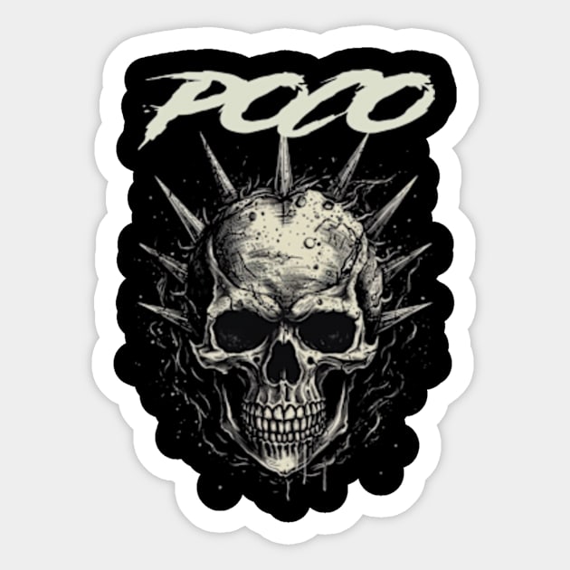 POCO MERCH VTG Sticker by Swank Street Styles